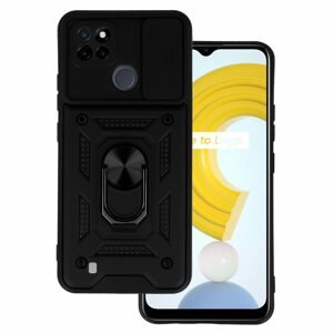Slide Camera Armor Case obal, Realme C21Y / C25Y, čierny