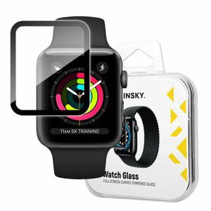 Wozinsky Watch Glass hybridné sklo, Apple Watch 1/2/3 (38 mm), čierne