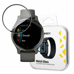 Wozinsky Watch Glass hybridné sklo, Garmin Venu 2S, čierne