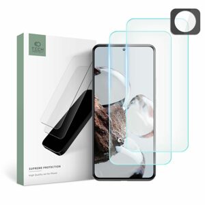 Tech-Protect Supreme set, 2 tvrdené sklá + sklo na šošovku, Xiaomi 12T Pro