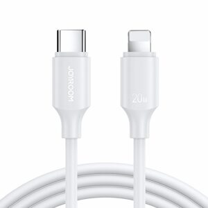 Joyroom kábel USB-C - Lightning, 480Mb/s, 20W, 1m, biely (S-CL020A9)