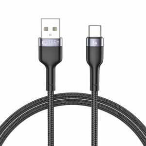 Tech-Protect UltraBoost USB-C kábel, 3 A, 2 m, čierny