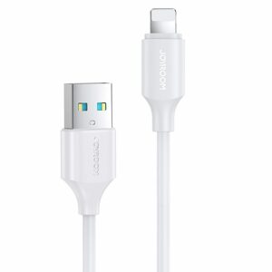 Joyroom kábel USB - Lightning, 2,4 A, 0,25 m, biely (S-UL012A9)