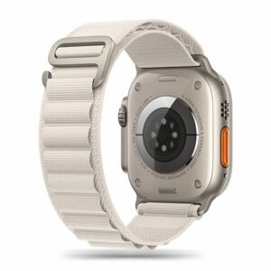 Tech-Protect Nylon PRO opasok, Apple Watch 4 / 5 / 6 / 7 / 8 / SE (38 / 40 / 41 mm), béžový