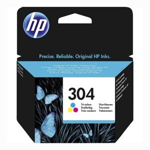 HP 304 ORIGINAL ATRAMENT, TRI-COLOR, 100 STRAN, N9K05AE