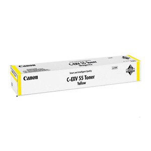 Canon originál toner C-EXV55 Y, 2185C002, yellow, 18000str.