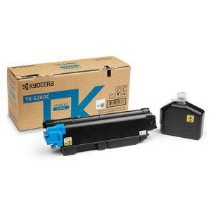 Kyocera originál toner TK-5280C, 1T02TWCNL0, cyan, 11000str., obsahuje odpadovú nádobku