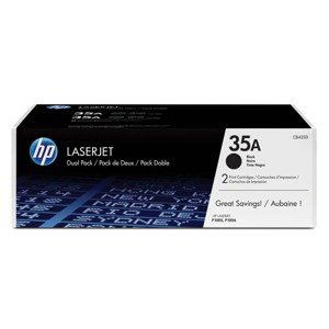 HP originál toner CB435AD, HP 35A, black, 3000 (2x1500)str., dual pack, 2ks