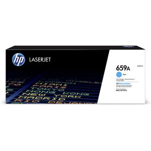 HP originál toner W2011A, HP 659A, cyan, 13000str.