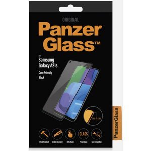 PANZERGLASS PRE SAMSUNG GALAXY A21S, TVRDENE SKLO CASE FRIENDLY CIERNA