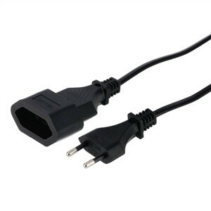 HAMA 137278 PREDLZOVACI NAPAJACI KABEL, 2-POLOVA EURO VIDLICA, 3