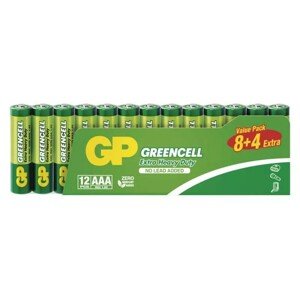 GP ZINKOVA BATERIA GREENCELL AAA (R03) 12SH