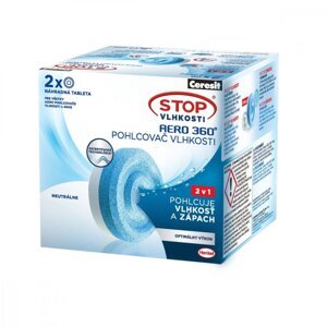 HENKEL CERESIT STOP VLHKOSTI AERO 360 NAHRADNE TABLETY 2V1 NEUTRALNE 2X450 G