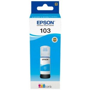 EPSON ORIGINAL INK C13T00S24A, 103, CYAN, 65ML, EPSON ECOTANK