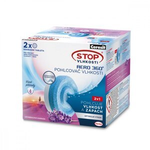 HENKEL CERESIT STOP VLHKOSTI AERO 360 NAHRADNE TABLETY 3V1 RELAX. LEVANDULA 2X450 G