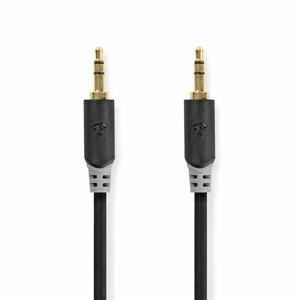 NEDIS ND-CABW22000AT10 STEREO AUDIO KABEL, 3,5MM, ZASTRCKA, 3,5MM ZASTRCKA, POZLATENA, 1M