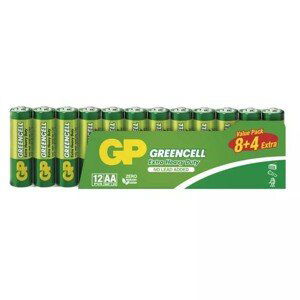 GP ZINKOVA BATERIA GREENCELL AA (R6) 12SH