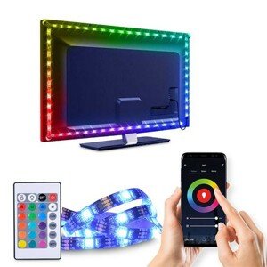 SOLIGHT WM58 LED WIFI SMART RGB PASIK PRE TV, 4X50CM, USB