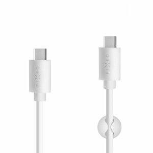 FIXED FIXD-CC2M-WH DLHY DATOVY A NAB. KABEL S KONEKTORMI USB-C/USB-C PODP. PD,USB 2.0,2 M,BIELY