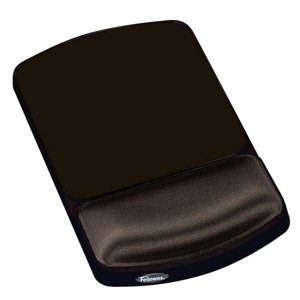 Podložka pod myš a zápästie Fellowes nastaviteľná, ergonomická, gélová, čierna, 2.6 cm, Fellowes