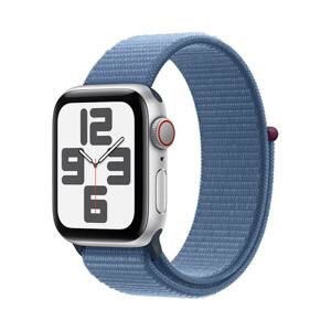 APPLE WATCH SE GPS + CELLULAR 40MM SILVER ALUMINIUM CASE WITH WINTER BLUE SPORT LOOP MRGQ3QC/A