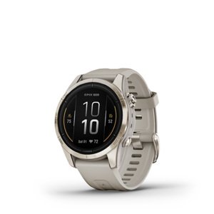 GARMIN EPIX PRO (G2) SAPPHIRE, 42MM, SOFT GOLD, LIGHT SAND BAND 010-02802-11