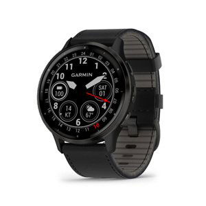 GARMIN VENU 3, BLACK/SLATE, LEATHER 010-02784-52