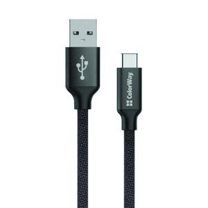 COLORWAY KABEL USB TYPE-C 2.1A 1M, BLACK (CW-CBUC003-BK)