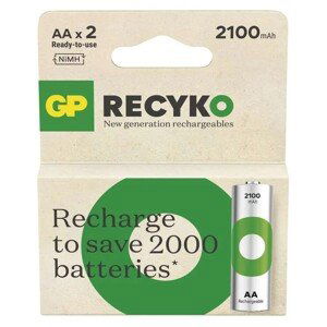 GP NABIJACIA BATERIA RECYKO 2100 AA (HR6) 2PP, B25212