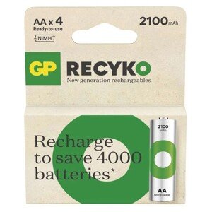 GP NABIJACIA BATERIA RECYKO 2100 AA (HR6) 4PP, B25214