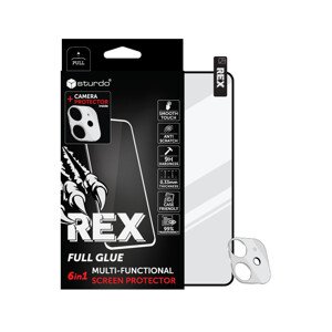 iPhone 12 mini Sturdo REX pack FULL GLUE+sklo na foto.