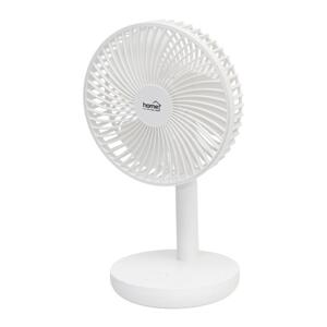 HOME BY SOMOGYI TF 14B STOLNY, AKUMULATOROVY VENTILATOR, 14 CM, BIELA FARBA