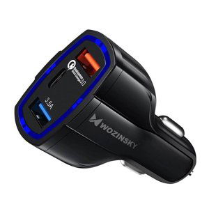 WOZINSKY 16919
WOZINSKY WCC-01 Nabíjačka do auta 2X USB Quick Charge 3.0 čierna