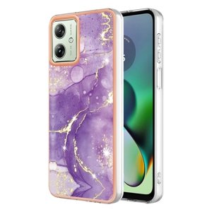 PROTEMIO 66238
IMD MARBLE Ochranný kryt pre Motorola Moto G54 5G / G54 5G Power Edition PURPLE GOLD