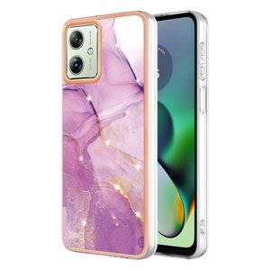 PROTEMIO 66239
IMD MARBLE Ochranný kryt pre Motorola Moto G54 5G / G54 5G Power Edition PURPLE