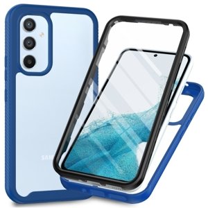 PROTEMIO 66889
DUAL Obojstranný kryt s fóliou Samsung Galaxy A34 5G tmavomodrý