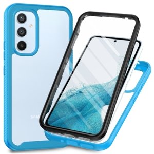 PROTEMIO 66892
DUAL Obojstranný kryt s fóliou Samsung Galaxy A54 5G svetlomodrý