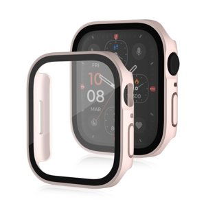 PROTEMIO 67560
PC FULL COVER Plastový kryt so sklom pre Apple Watch SE / SE 2022 / SE 2023 (44mm) ružový