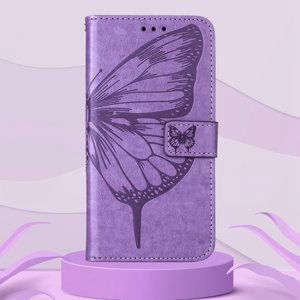 PROTEMIO 67647
ART BUTTERFLY Peňaženkový obal pre Tecno Camon 18 Premier fialový