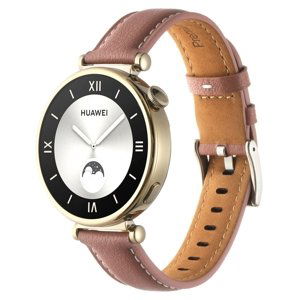 PROTEMIO 67795
LEATHER Kožený remienok pre Huawei Watch GT 4 41mm tmavoružový