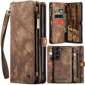 PROTEMIO 68797
WALLET Ochranný kryt s peňaženkou 2v1 pre Samsung Galaxy S24 Plus 5G hnedý