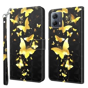 PROTEMIO 69752
ART Peňaženkový kryt pre Motorola Moto G54 5G / G54 5G Power Edition GOLD BUTTERFLIES