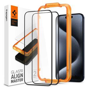 SPIGEN 69809
SPIGEN ALM GLASS FC 2x 3D Ochranné sklo Apple iPhone 15 Pro BLACK