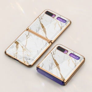 20379
GKK GLASS Ochranný kryt Samsung Galaxy Z Flip WHITE MARBLE