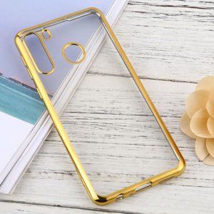 21006
METALLIC Silikónový kryt Samsung Galaxy A21 zlatý