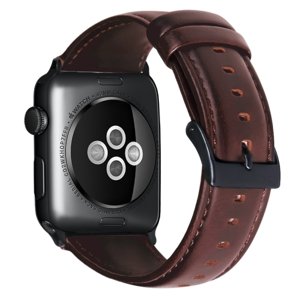 24329
WAX Kožený remienok Apple Watch 8 / 7 (41mm) / 6 / SE / 5 / 4 (40mm) / 3 / 2 / 1 (38mm) hnedý