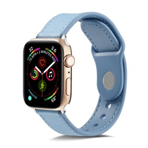 24538
LEATHER Remienok Apple Watch 8 / 7 (41mm) / 6 / SE / 5 / 4 (40mm) / 3 / 2 / 1 (38mm) modrý