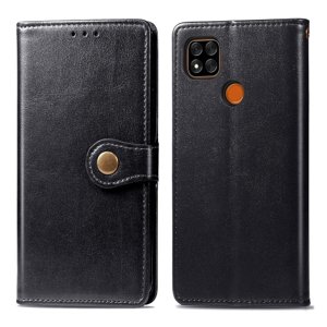 26761
LEATHER BUCKLE Peňaženkový obal Xiaomi Redmi 9C čierny