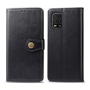 26984
LEATHER BUCKLE Peňaženkový obal Xiaomi Mi 10 Lite čierny