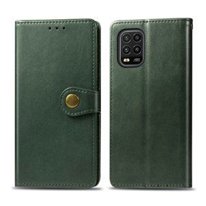 26986
LEATHER BUCKLE Peňaženkový obal Xiaomi Mi 10 Lite zelený